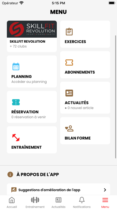 Skillfit Revolution Screenshot