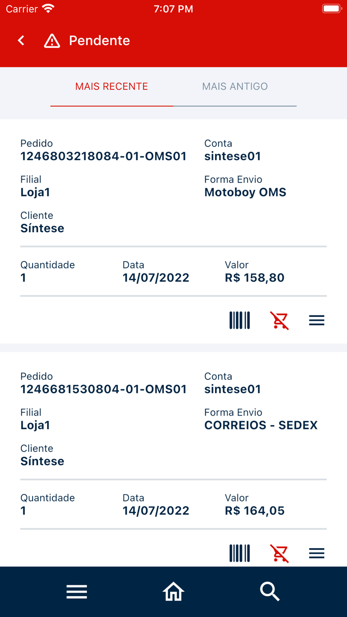 SinOMS - Síntese Soluções