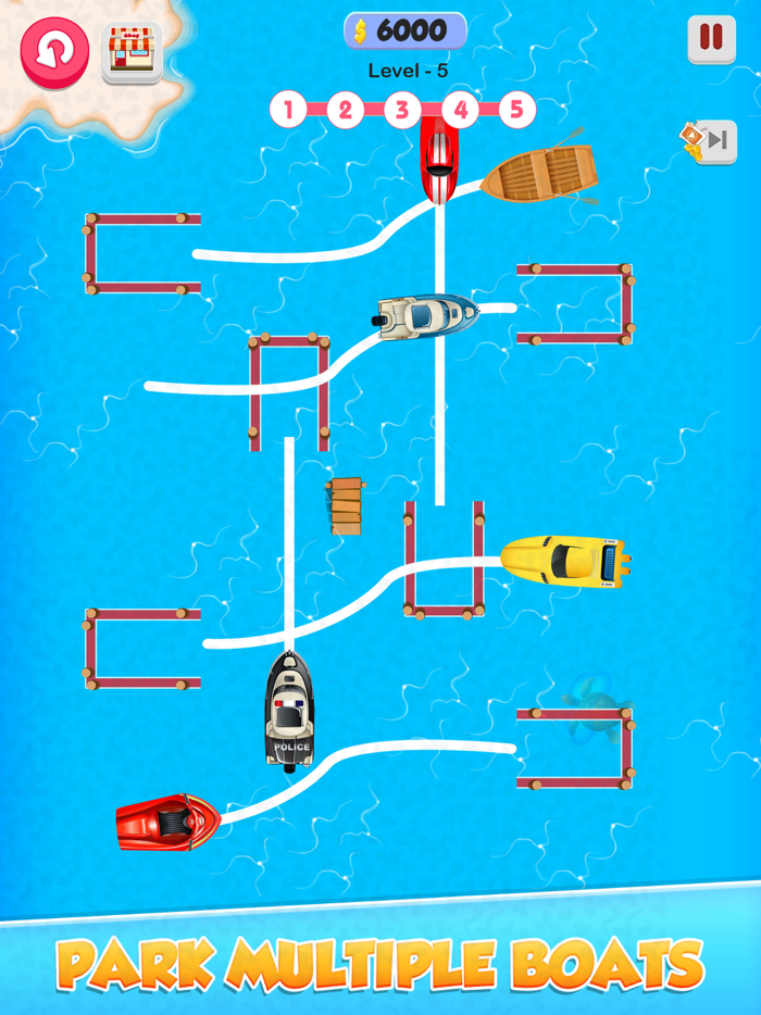 Boat Parking Traffic Escape