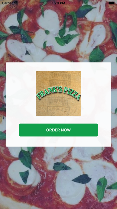 Frank's Pizza App Screenshot