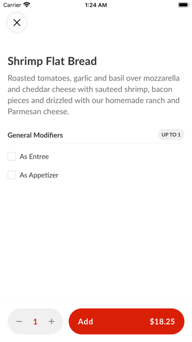 Bella Vita Italian Restaurant Screenshot