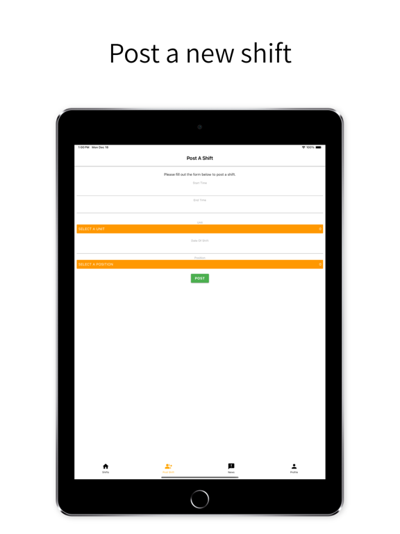 AutumnTrack Manager iPad screenshot