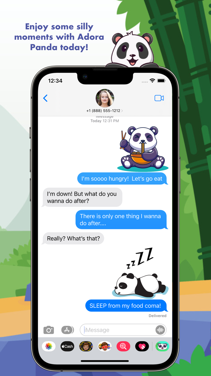 Adora Panda Sticker Pack