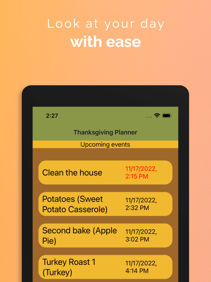 Thanksgiving Planner