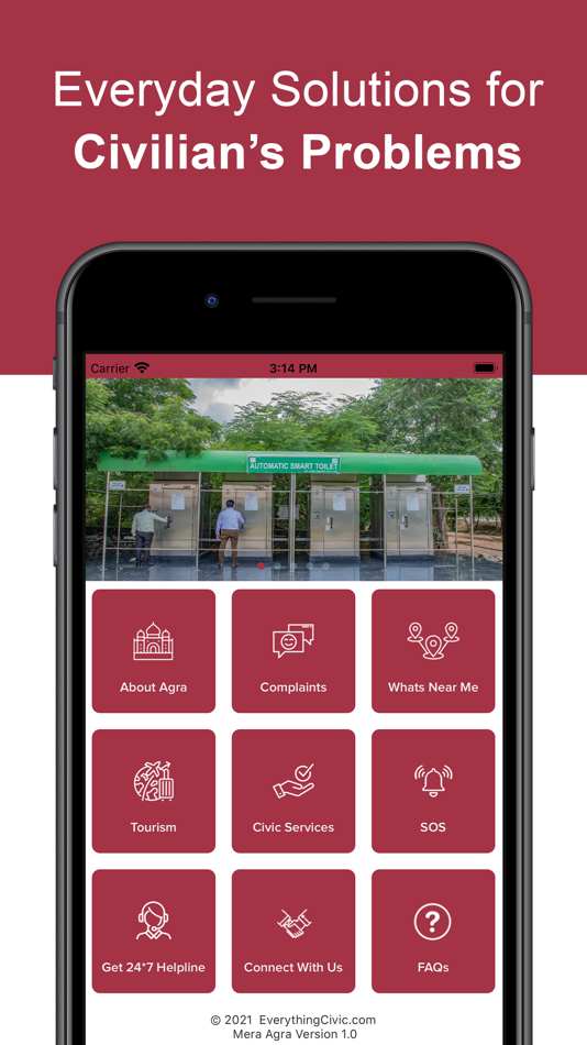 #2. Mera Agra (iOS) 由: CIVIC SOLUTIONS PRIVATE LIMITED