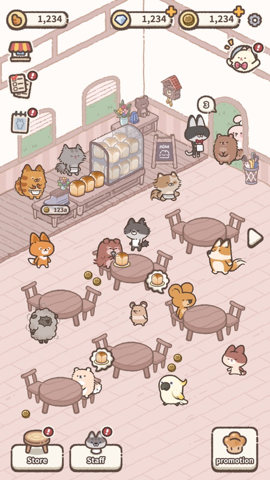 #6. Meow Bakery (iOS) 由: Supercent, Inc.
