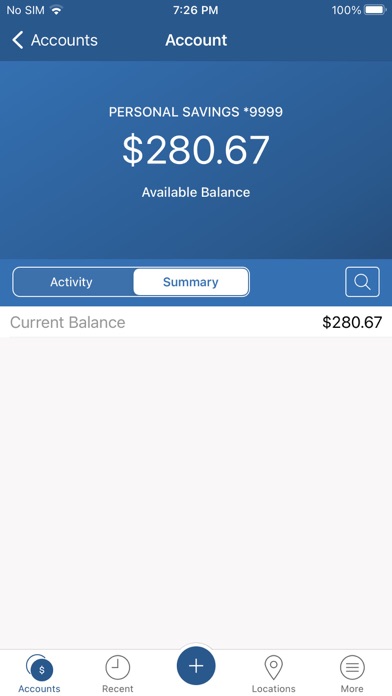 Country Club Bank for Personal Screenshot