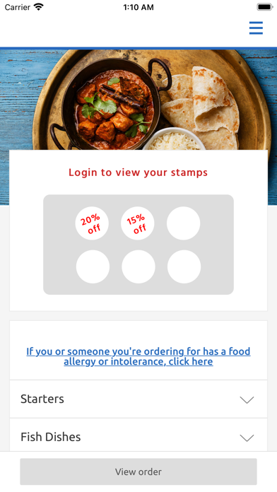 ZYKAA INDIAN CUISINE St Screenshot