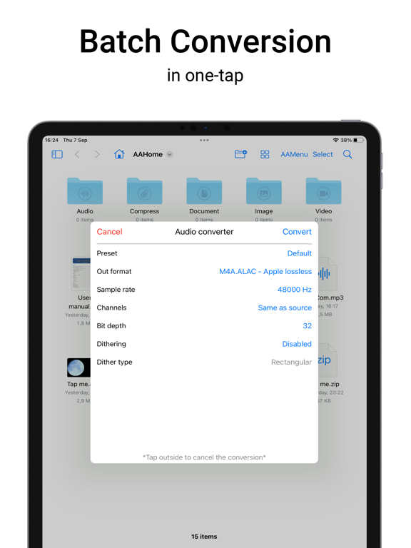 Media Assistant iPad screenshot 4 - Music app
