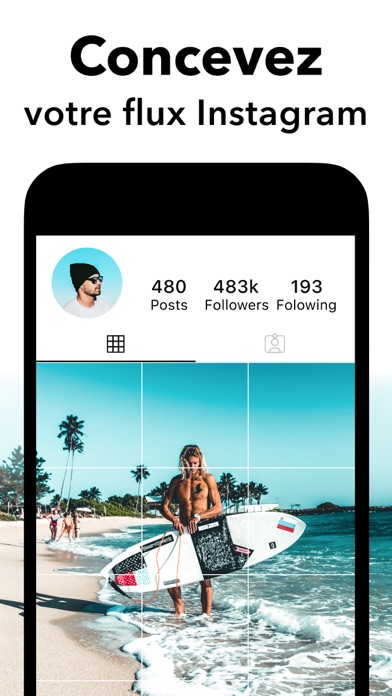 Screenshot #1 pour Grille: Grid pour Instagram