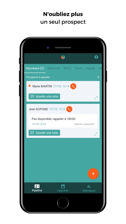 l'Application du Lead