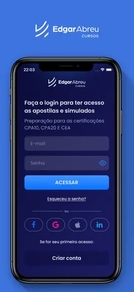 Game screenshot Certificações Edgar Abreu mod apk