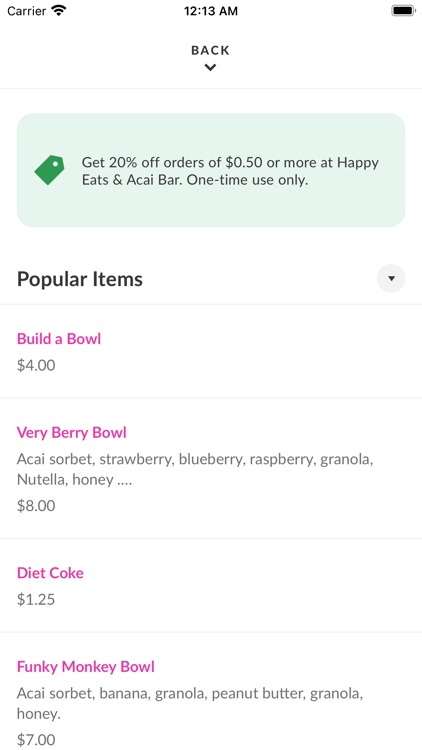 Happy Eats & Acai Bar