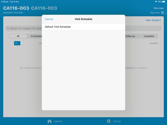 CA116-003 Site app screenshot 3