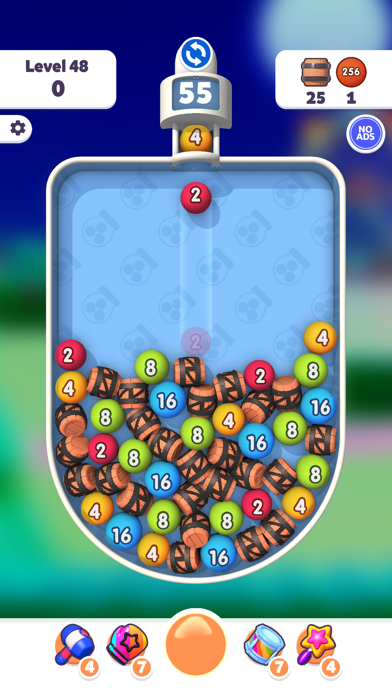 Screenshot #1 pour Bubble Buster 2048