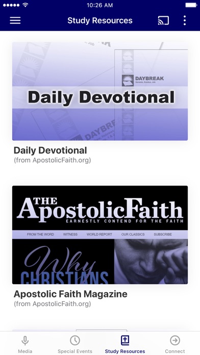 Apostolic Faith Church Medford Screenshot