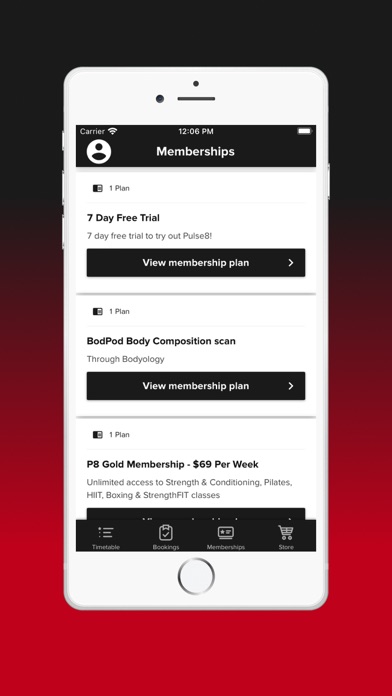 PULSE8 Centre Screenshot
