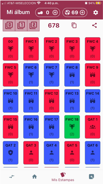 Qatar Stickers Album Screenshot