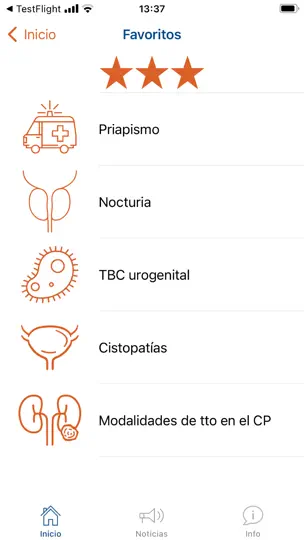 Captura de pantalla de Urología Práctica 5ª Edición en iPhone 6