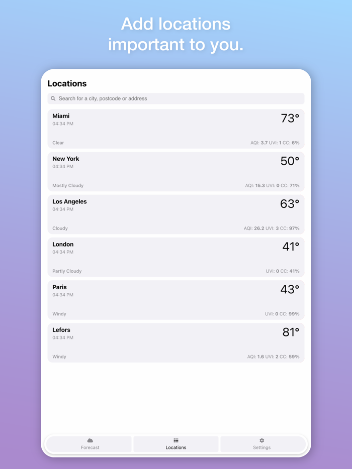 MyWeather - Clima - Weather