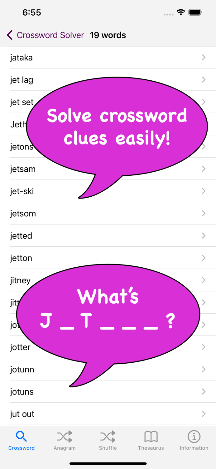 The Crossword and Anagram Solver