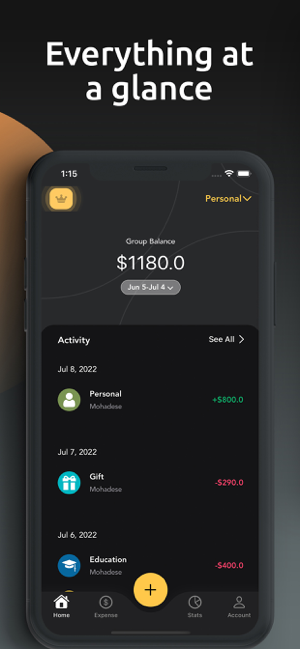 ‎Money Spending Expense Tracker Screenshot