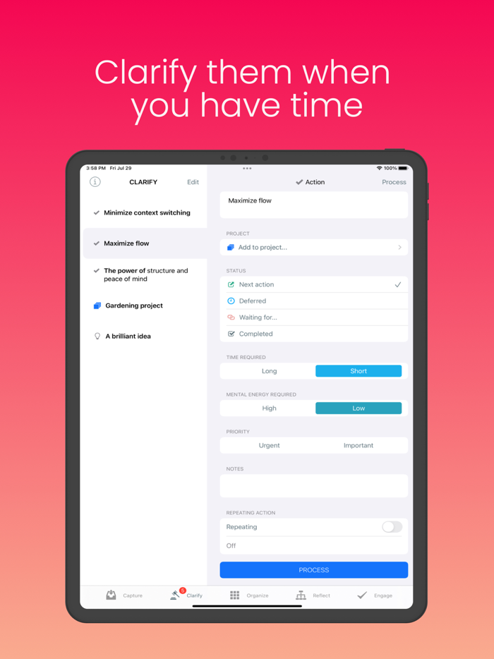 Clair GTD Planner Pro