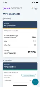 symplr Contract Time Tracking screenshot #3 for iPhone