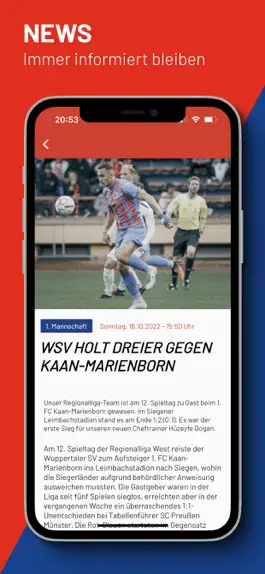 Game screenshot Wuppertaler Sportverein apk