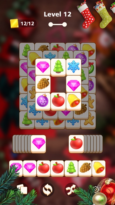 Bricks Match - Christmas game Screenshot