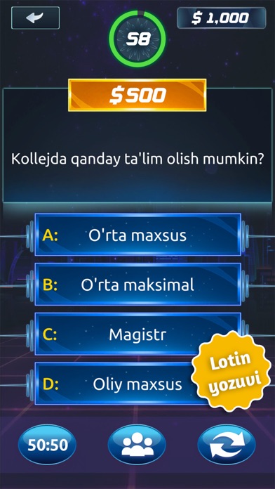 MillionUz Screenshot