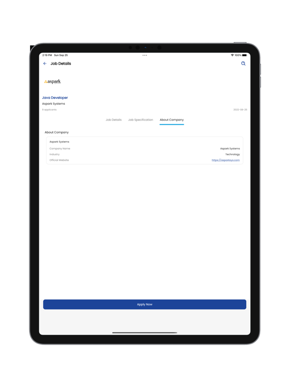 App screenshot