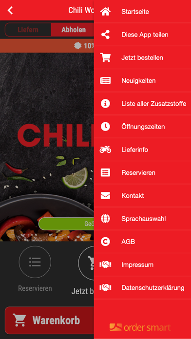 Chili Wok Herten Screenshot