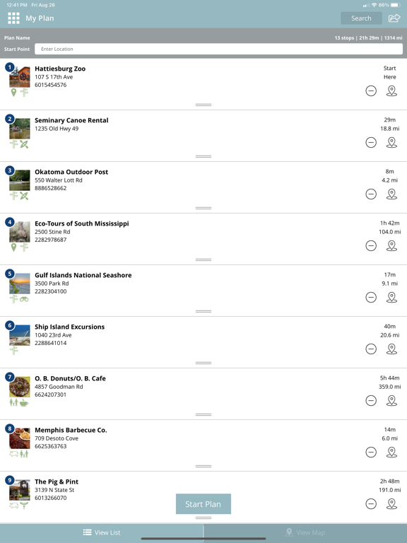 Visit Mississippi iPad screenshot 9 - Travel app