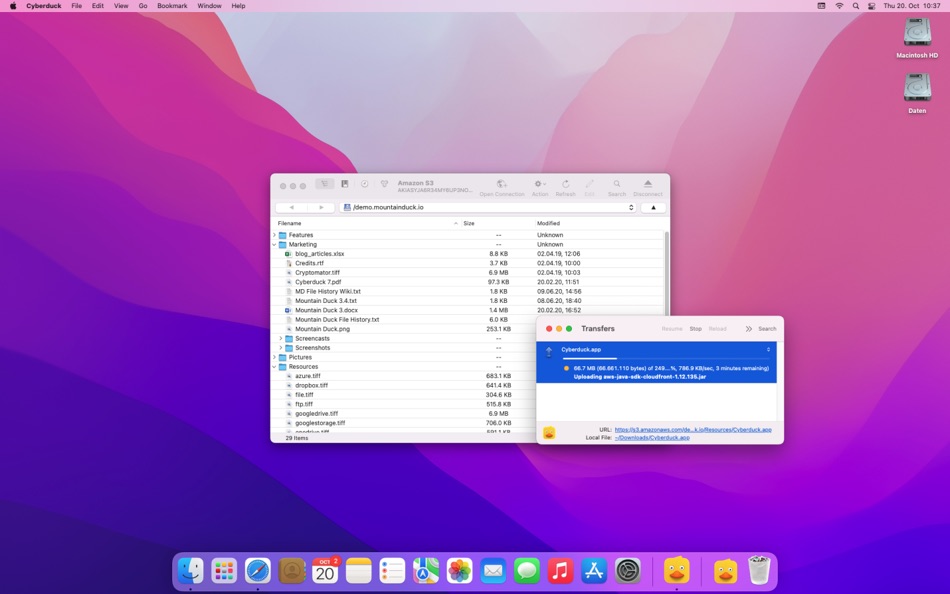 #5. Cyberduck (macOS) Av: David Kocher