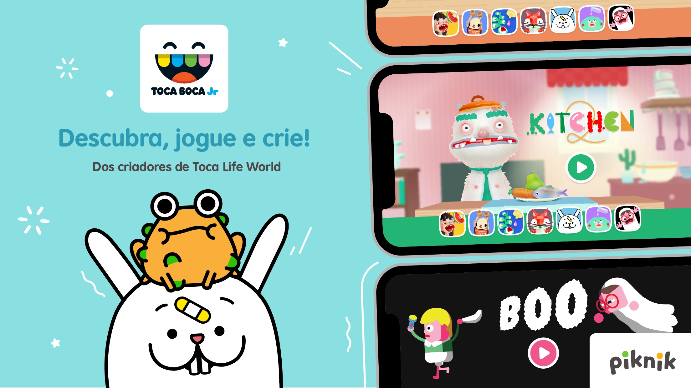 Screenshot do app Toca Boca Jr