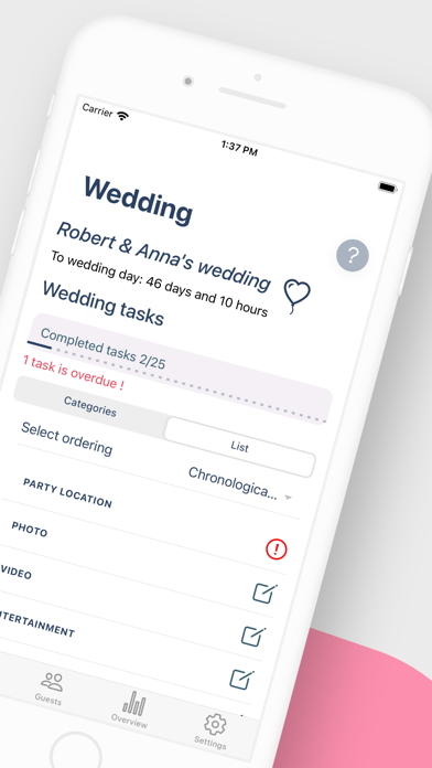 Our Day: Wedding Planner Screenshot