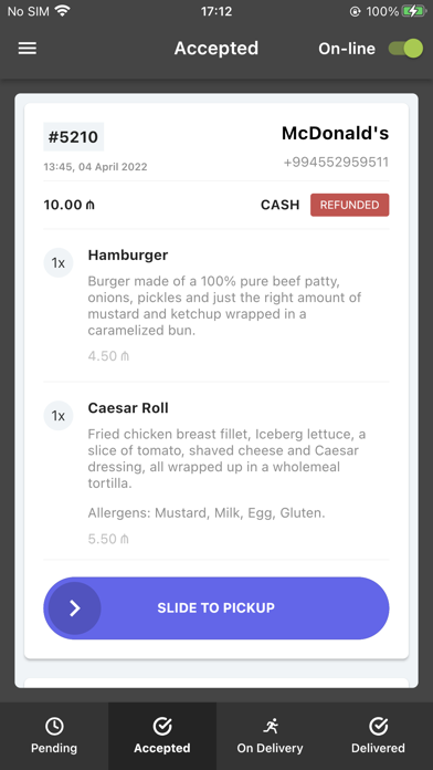 Sea Breeze Delivery Courier Screenshot