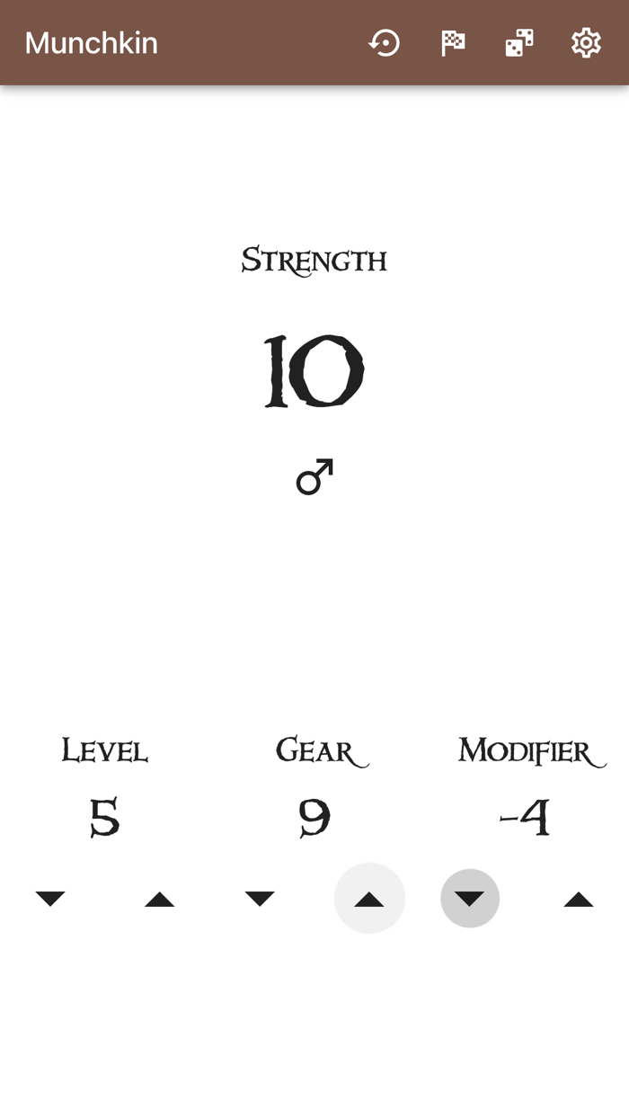 Level Counter for card games