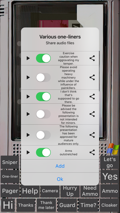 Jacket's Tape Recorder Screenshot