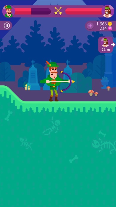 Bowmasters China - 弓箭大师-多人对战 Hack screenshot 3 - game app interface