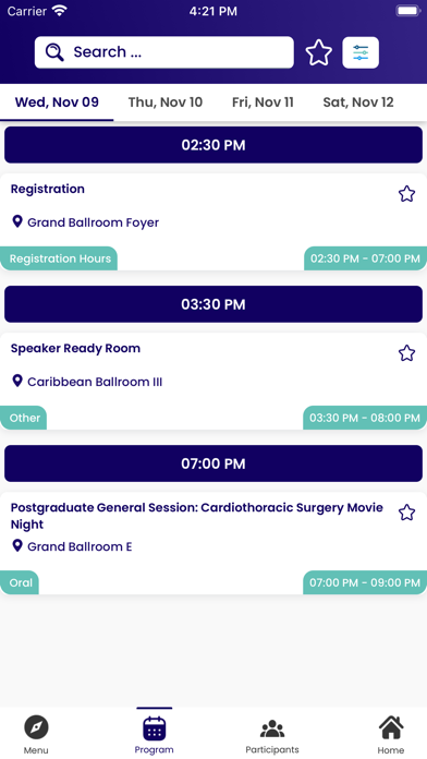 STSA 69th Annual Meeting Screenshot