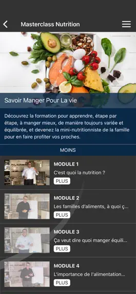 Game screenshot Masterclass Nutrition hack
