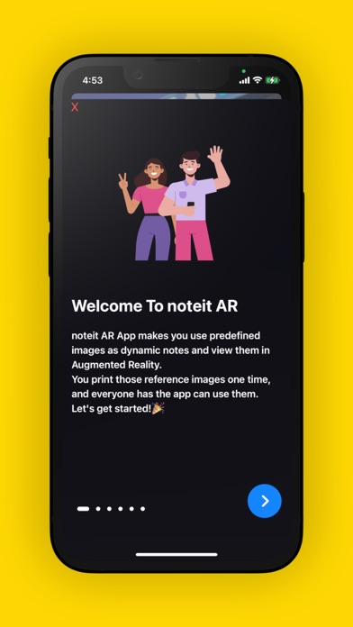 noteit AR - Augmented Reality Screenshot