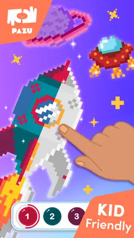 Game screenshot Pixel coloring games for kids hack