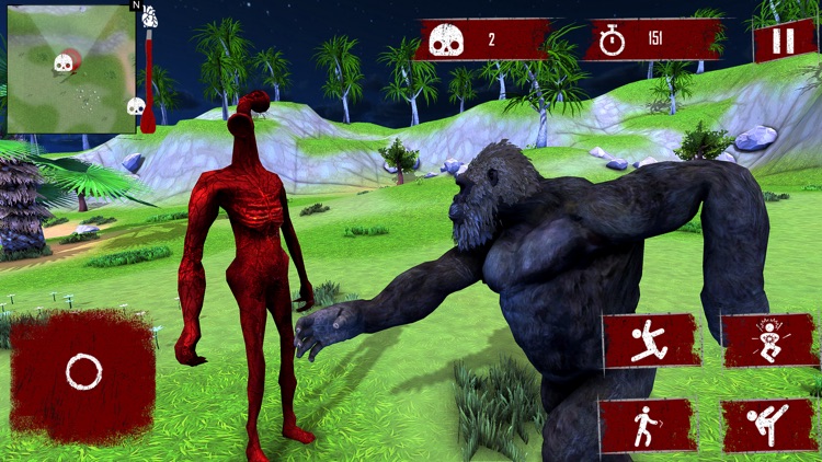 Kong VS Forest Monster Game