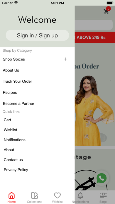 ZOFF FOODS Screenshot