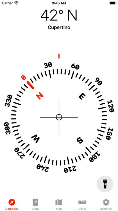 Compass • iPhone screenshot 1 - Navigation app