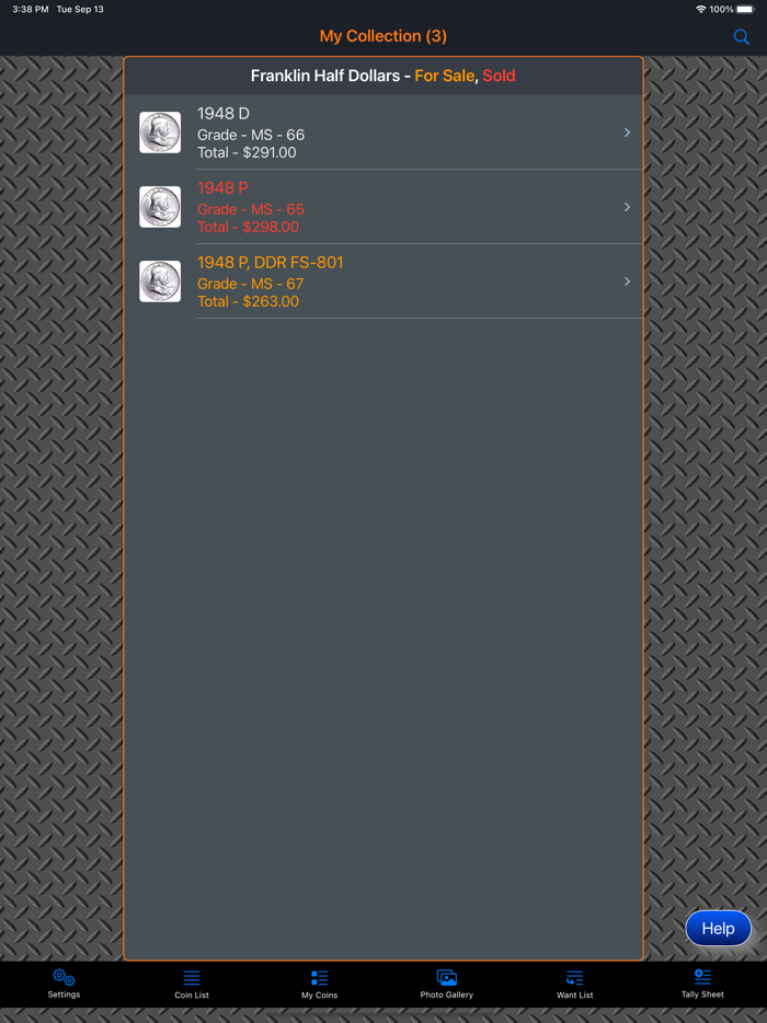 Franklin Half Collection