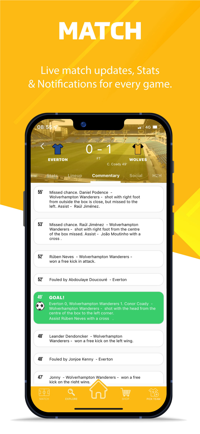 WeAreWolves - Live Scores